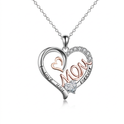 Collar Corazón Mom