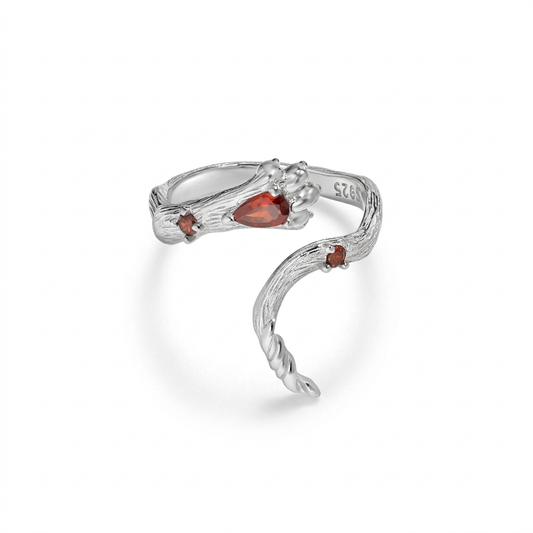 Anillo Huellita de Gato Ajustable