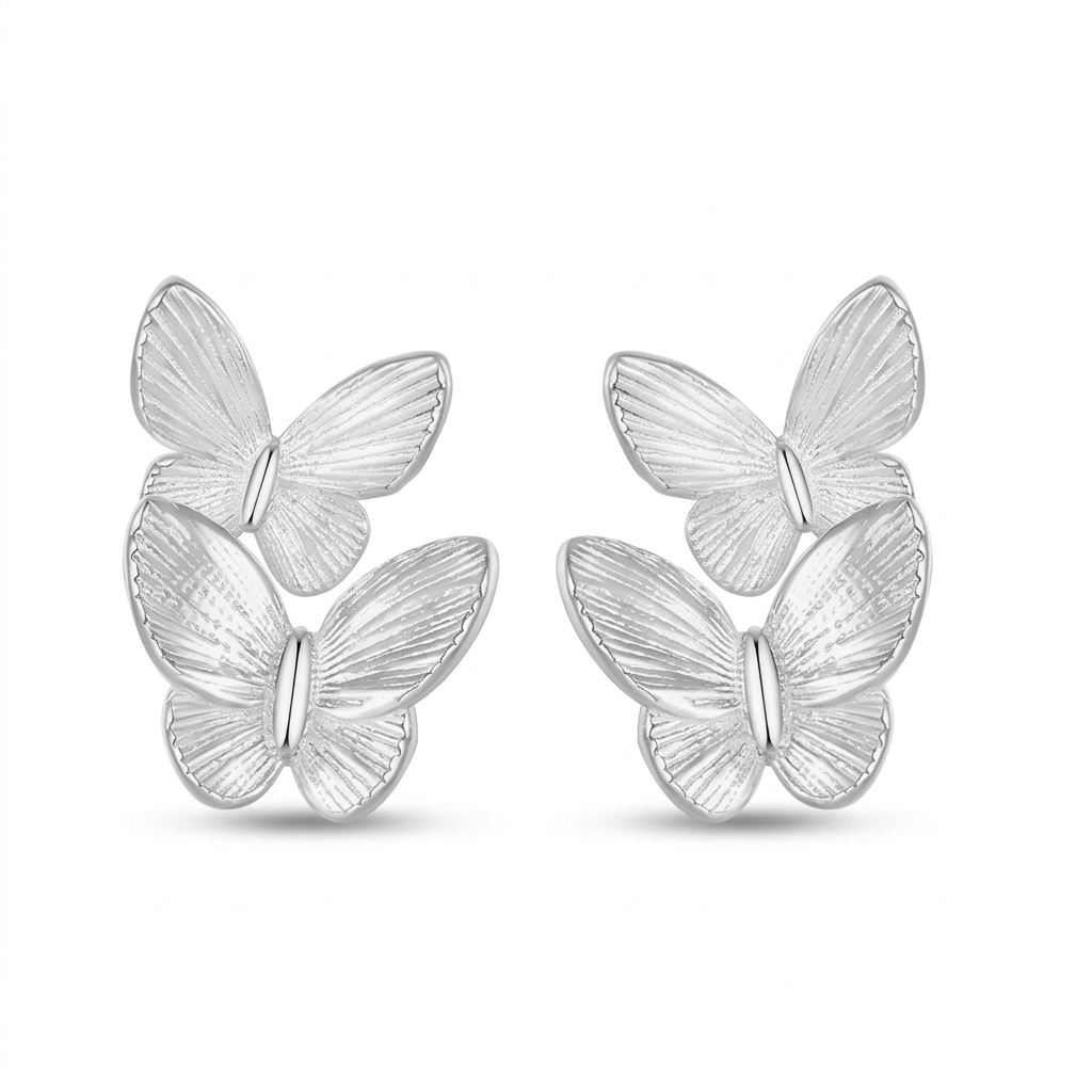 Aretes Mariposa de Fiesta