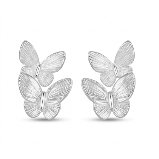 Aretes Mariposa de Fiesta