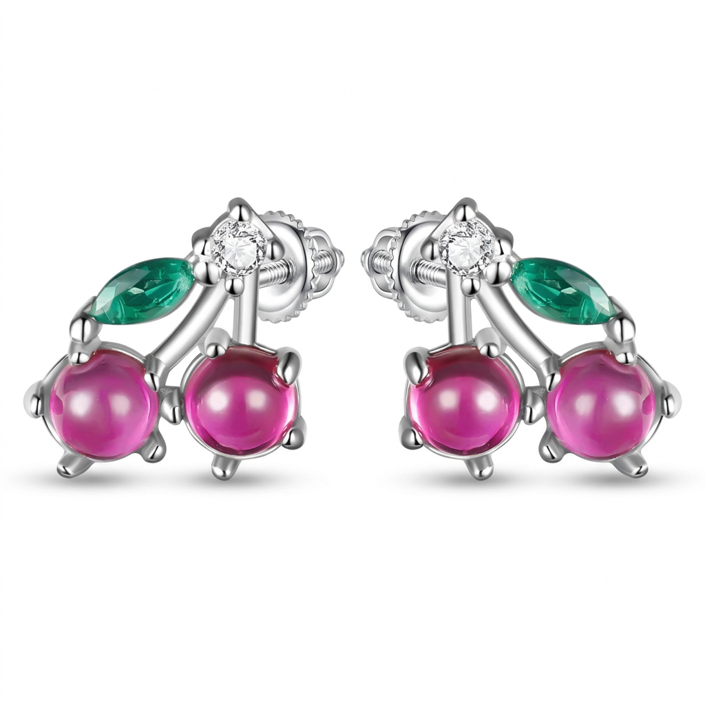 Aretes Cerezas Dulces