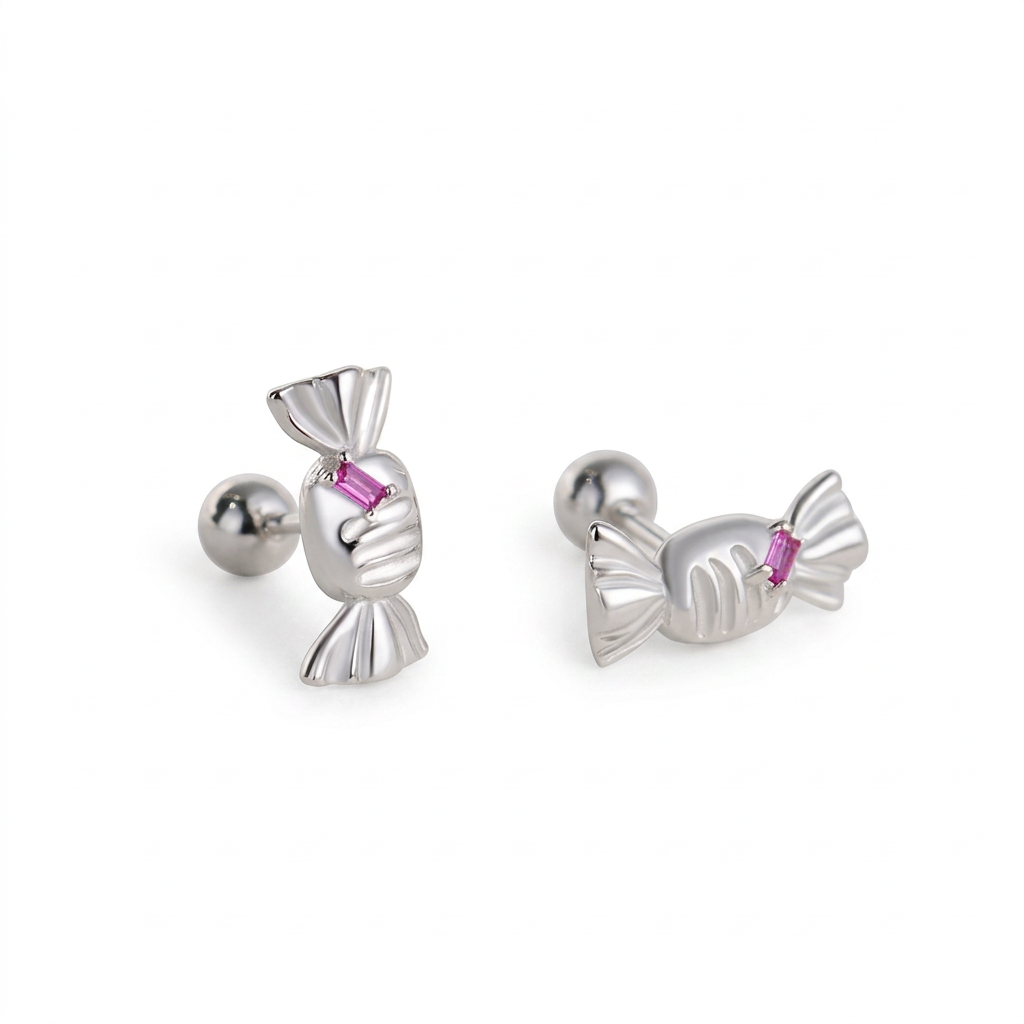 Aretes Caramelo con Zirconia