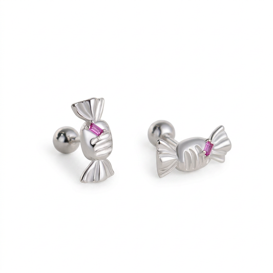 Aretes Caramelo con Zirconia