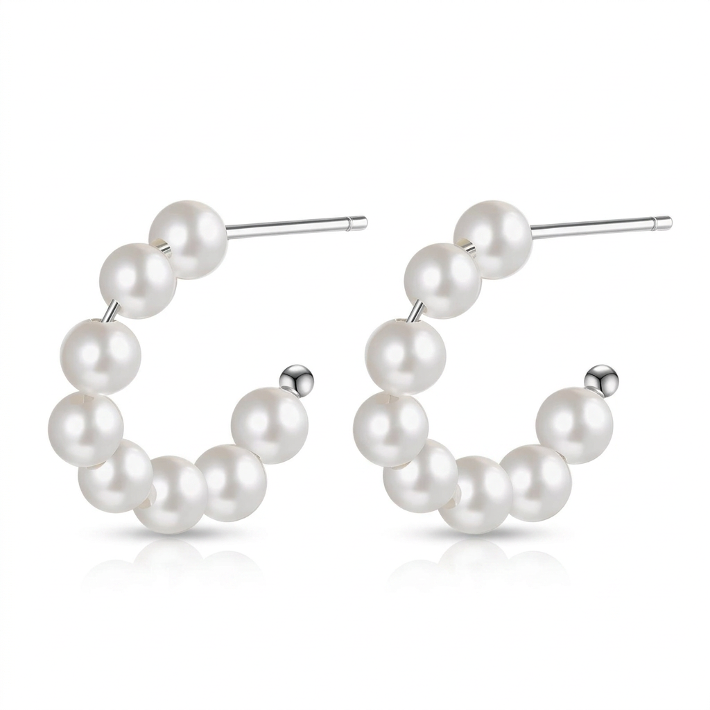 Aretes Perla Romántica