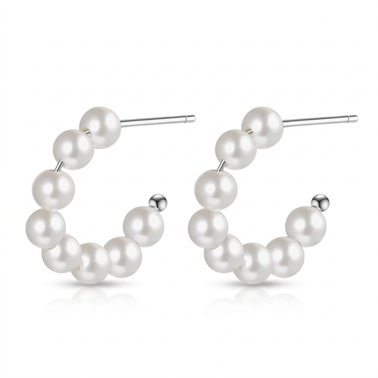 Aretes Perla Romántica