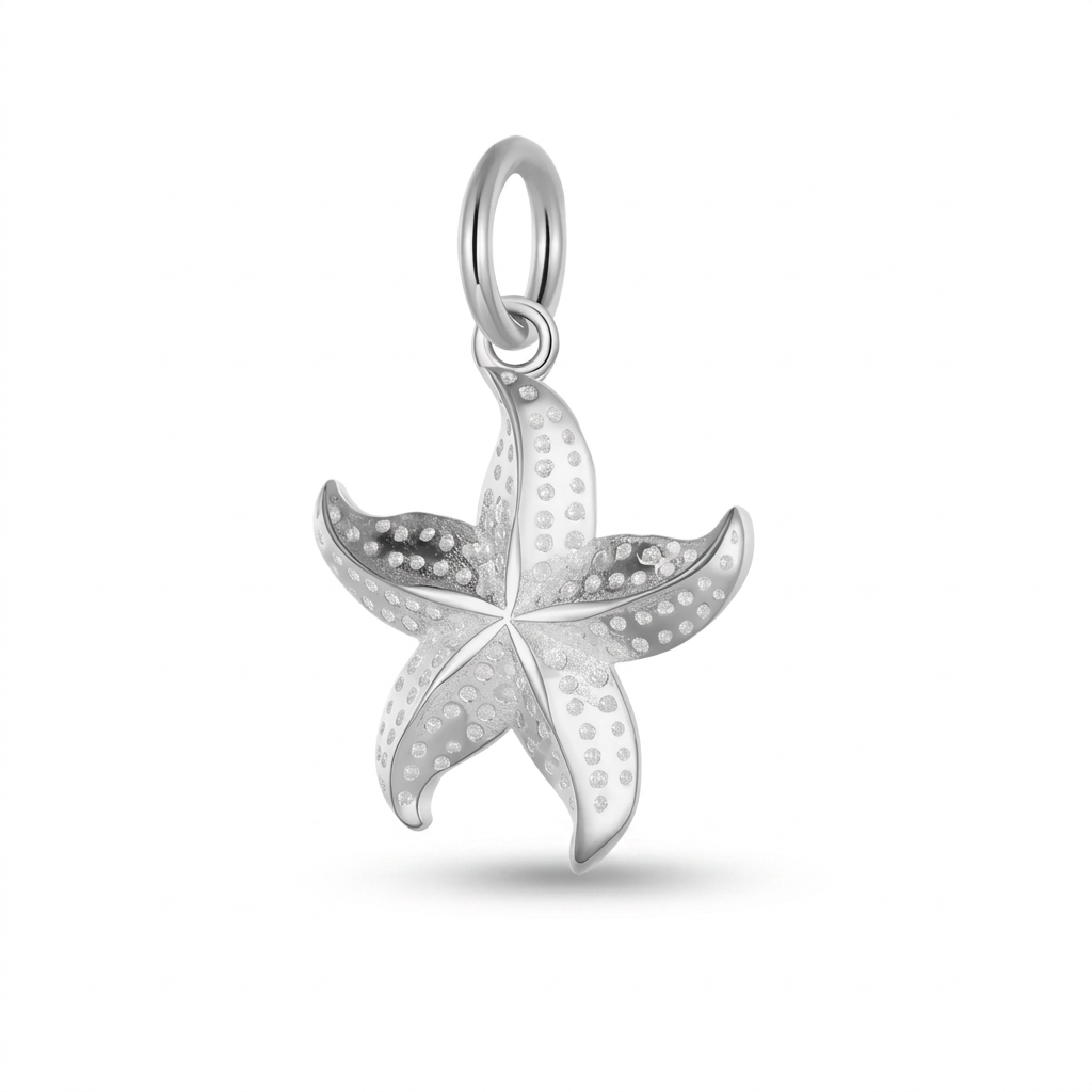 Dije Estrella de Mar 3D