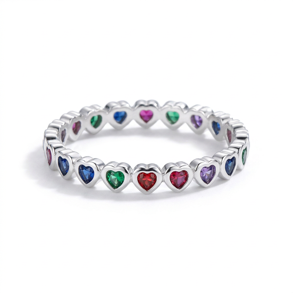 Anillo Corazón Ajustable