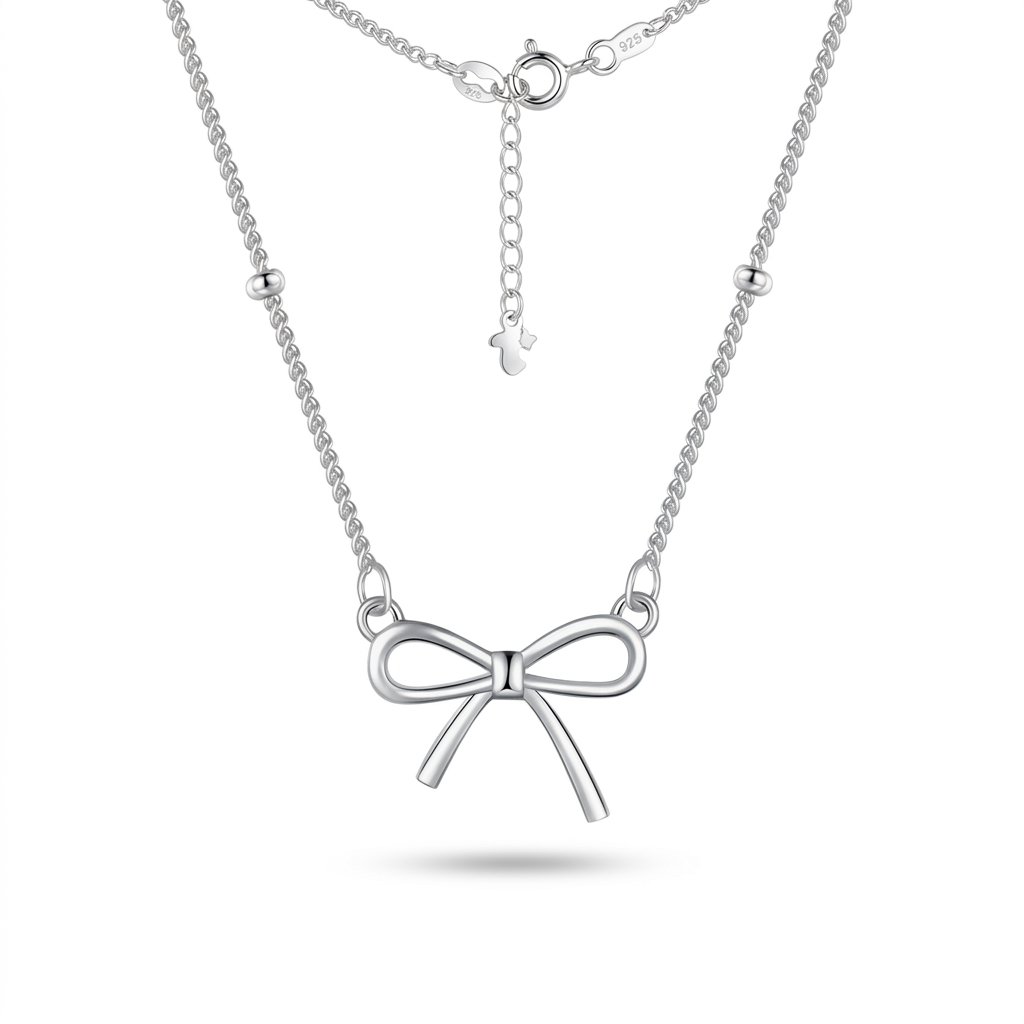 Collar Corto con Moño
