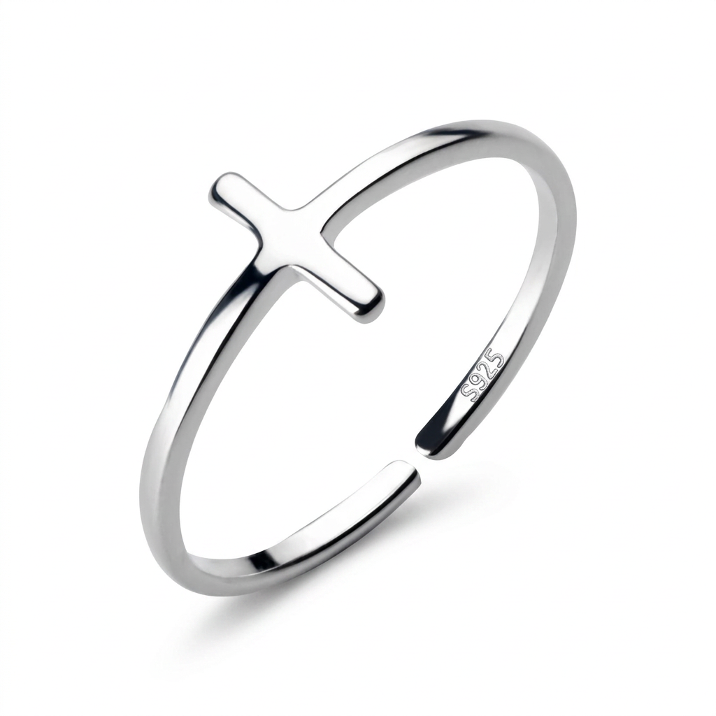 Anillo Cruz Ajustable