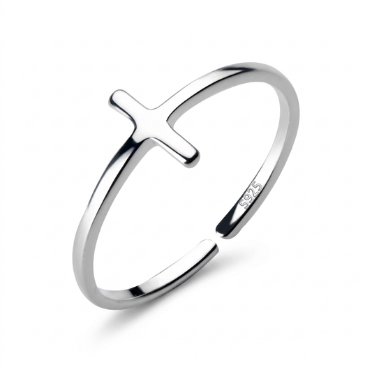 Anillo Cruz Ajustable