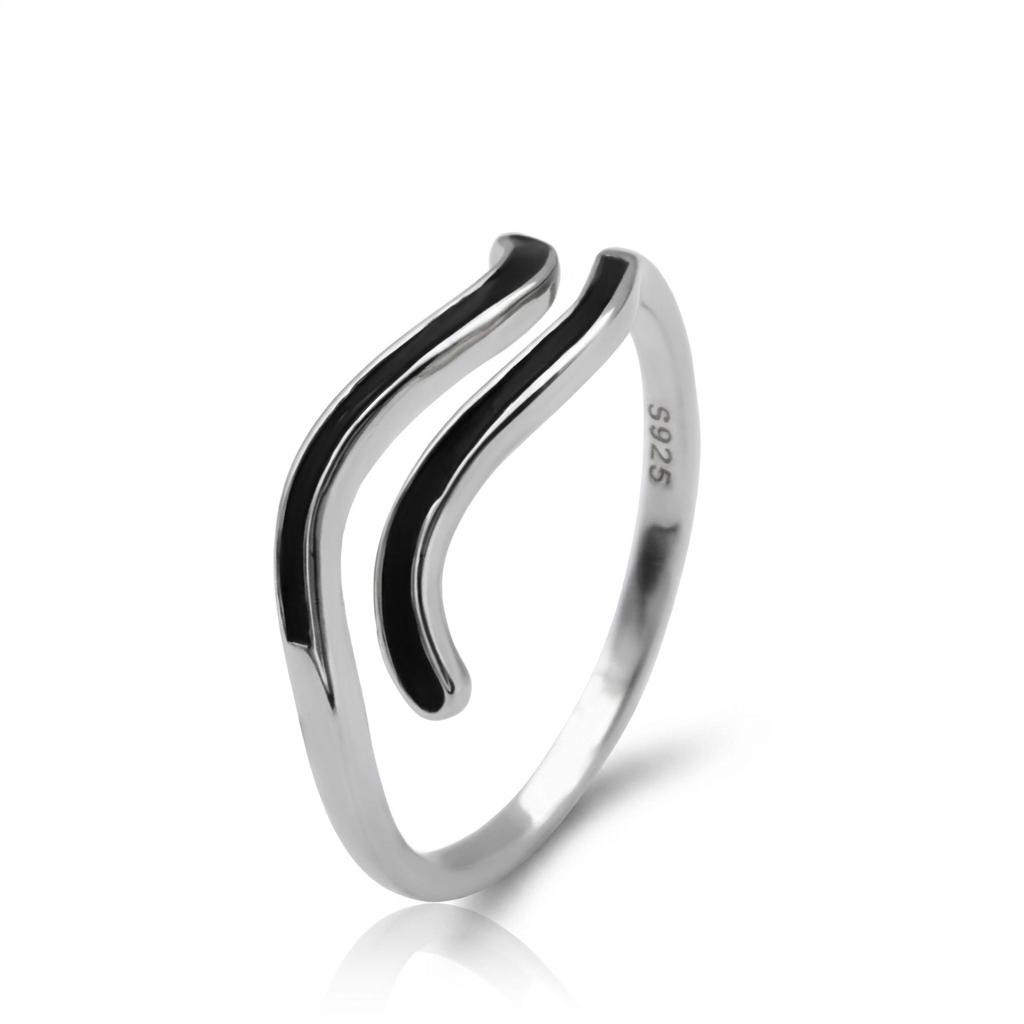 Anillo Ondas Ajustable