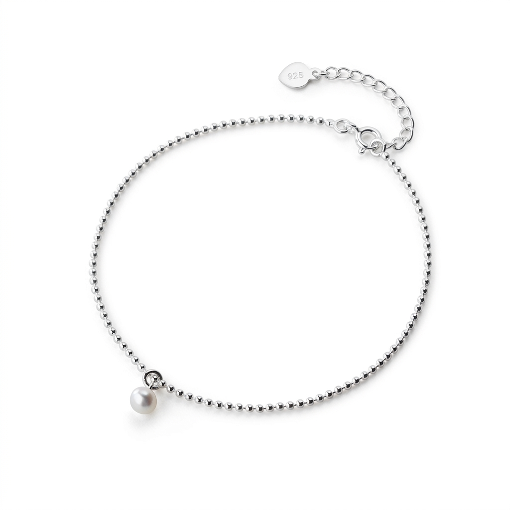 Tobillera Cadena con Perlas