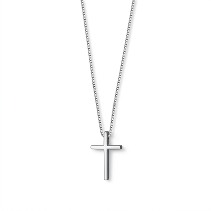 Collar Cruz con Cadena Veneciana