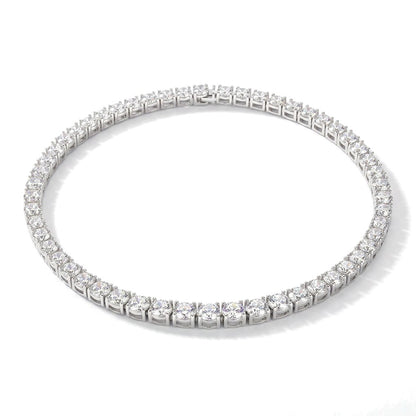 Collar Choker con Zirconias y Pulsera a Juego