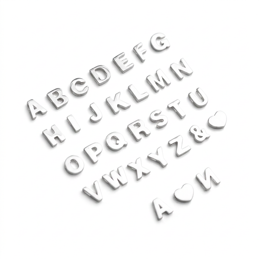 Dije Letra Inicial para Personalizar