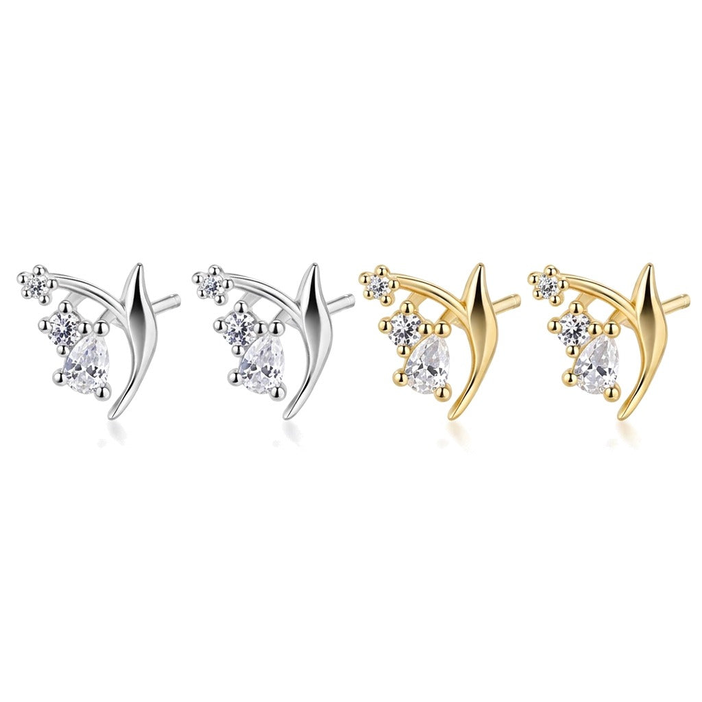 Aretes Lirio de los Valles con Zirconias