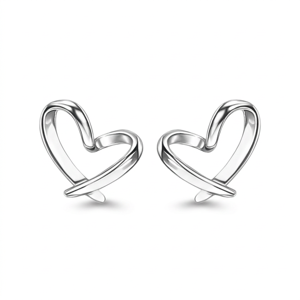 Aretes Corazón Romántico
