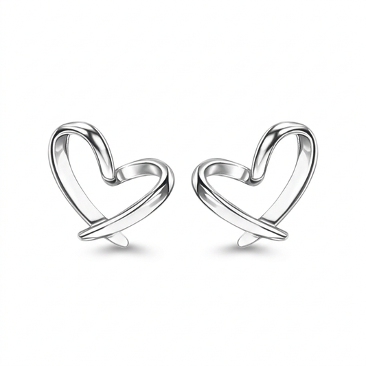 Aretes Corazón Romántico