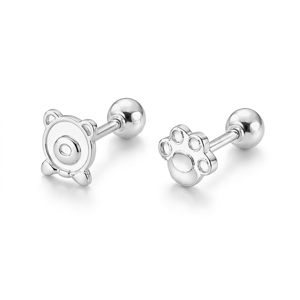 Aretes Huellita de Oso