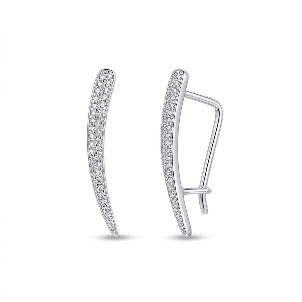 Aretes Gancho Geométrico