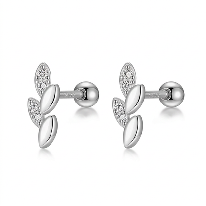 Aretes Hoja Minimalista