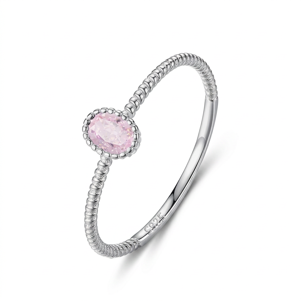 Anillo con Zirconias Negras o Rosas