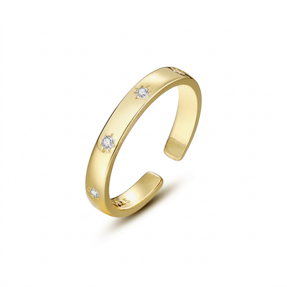 Anillo Abierto Estrella Sencilla