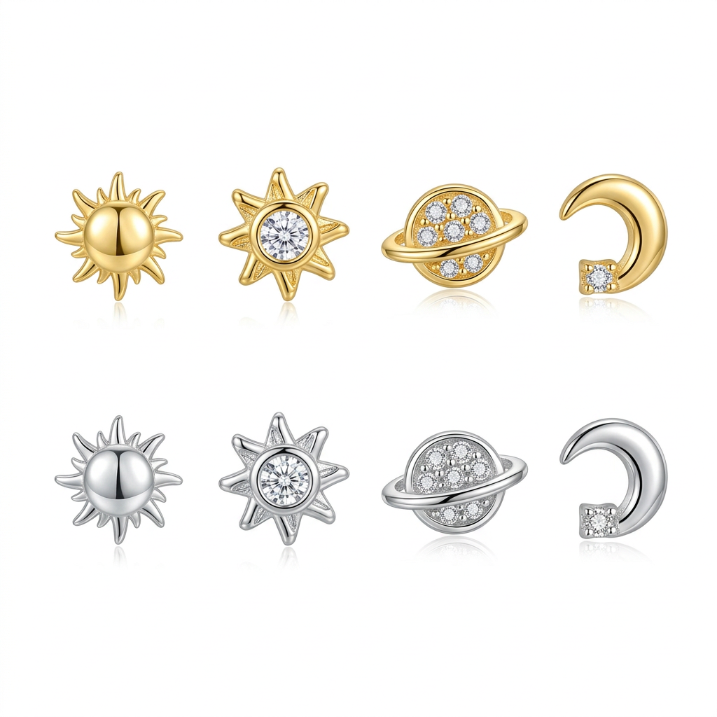 Juego de Aretes Cielo Estrellado