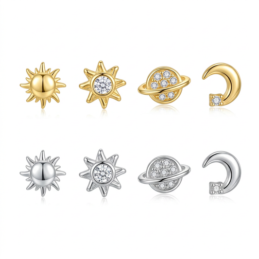 Juego de Aretes Cielo Estrellado
