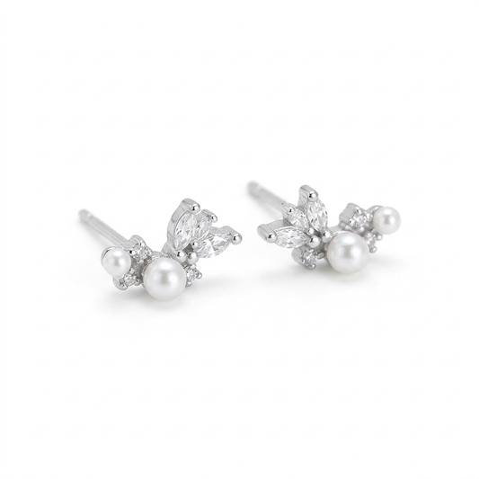 Aretes Perla Minimalistas