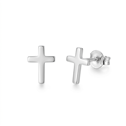 Aretes Cruz Minimalista