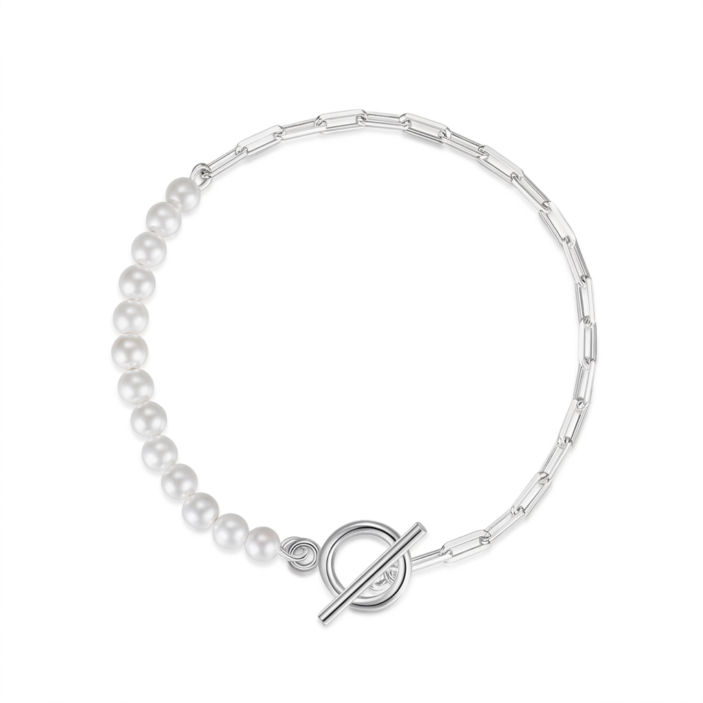 Pulsera Cadena con Perlas