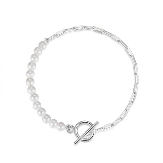 Pulsera Cadena con Perlas