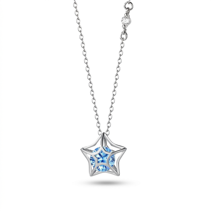 Collar Estrella Delicada con Zirconias