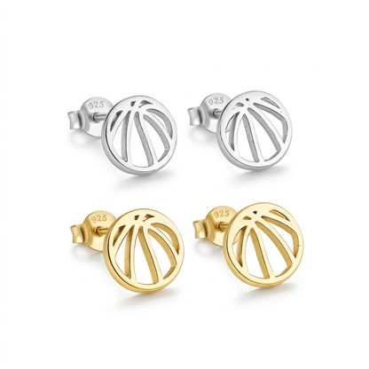 Aretes Balón de Básquetbol Calado