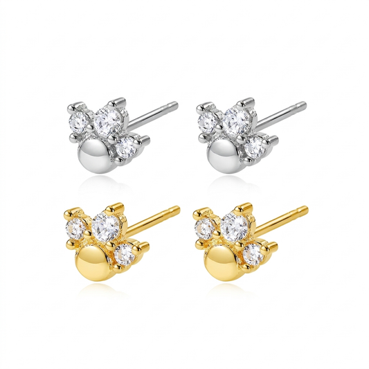 Aretes Minimalistas con Garras