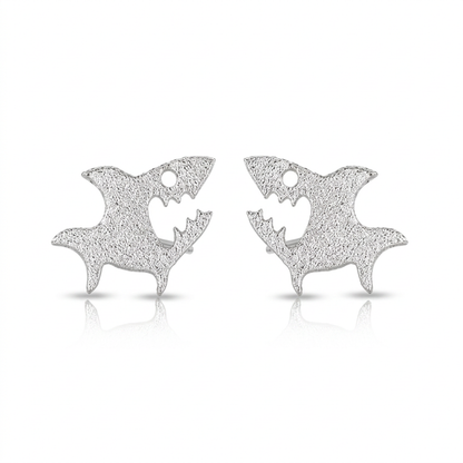 Aretes Tiburón Satinado