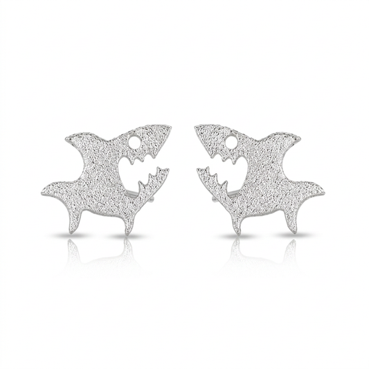Aretes Tiburón Satinado