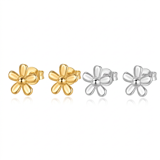 Aretes Flor de Botón II