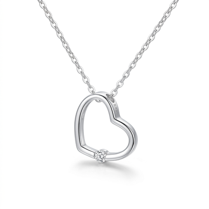 Collar Corazón Blanco o Rosa