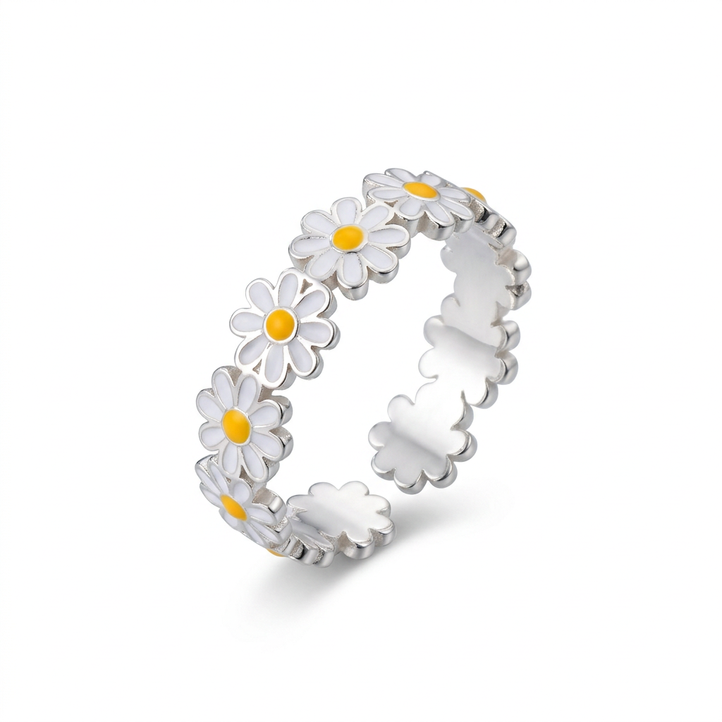 Anillo Flor Abierto