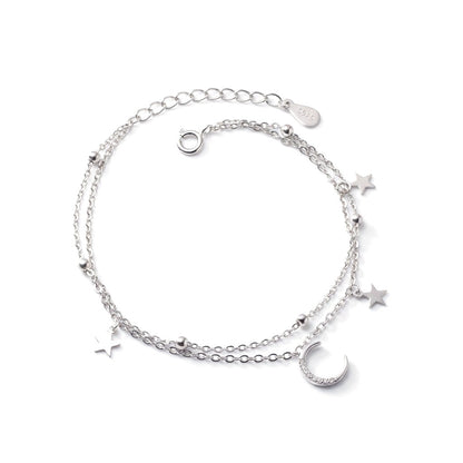 Pulsera Luna y Estrella