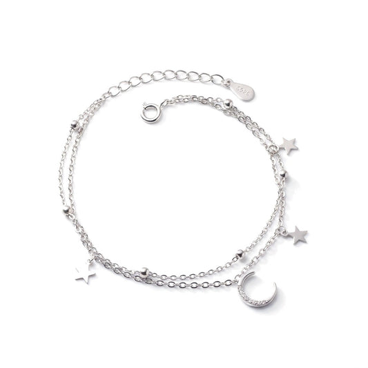 Pulsera Luna y Estrella