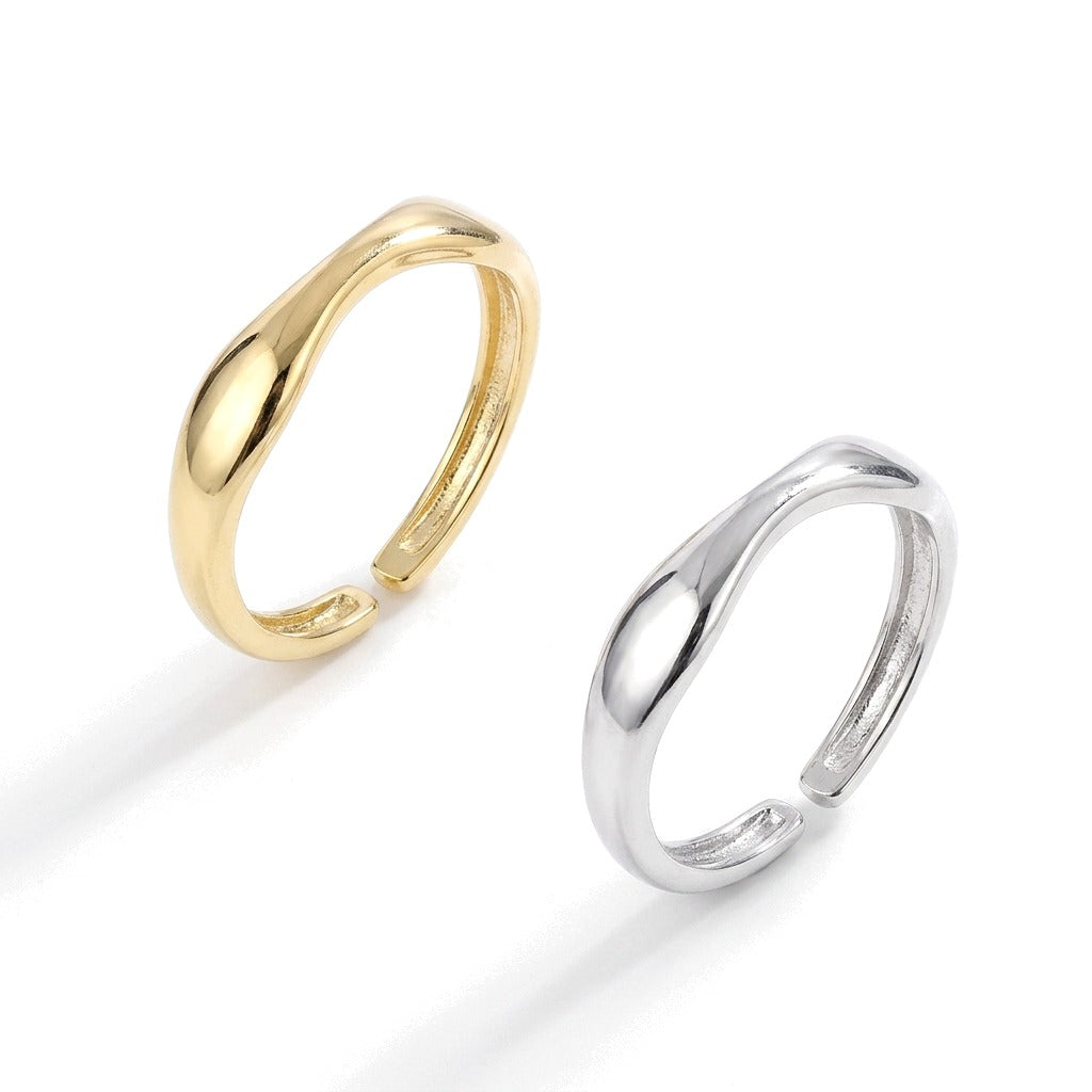 Anillo Ondas Irregulares Ajustable
