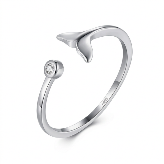Anillo Cola de Sirena Brillante