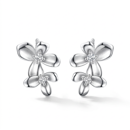 Aretes Flor de Gardenia