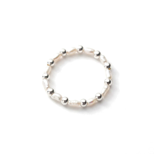 Anillo Elástico de Perlas