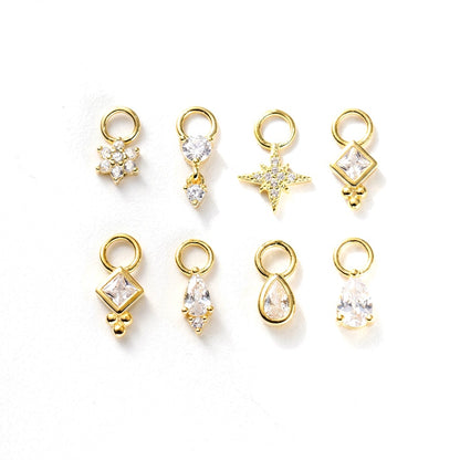 Dije Estrella con Piedra de Color