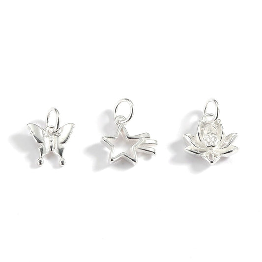 Dije Flor de Loto con Estrella