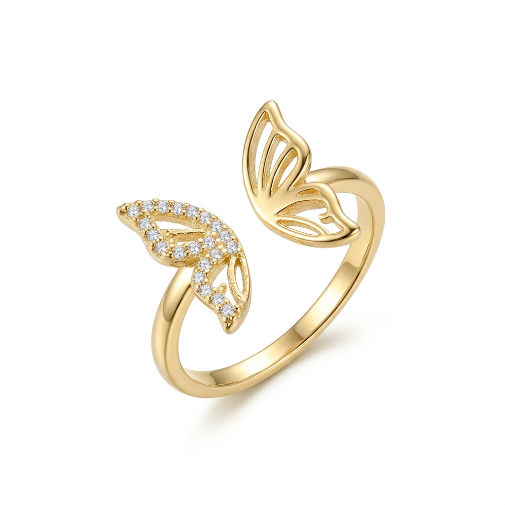 Anillo Mariposa Abierto
